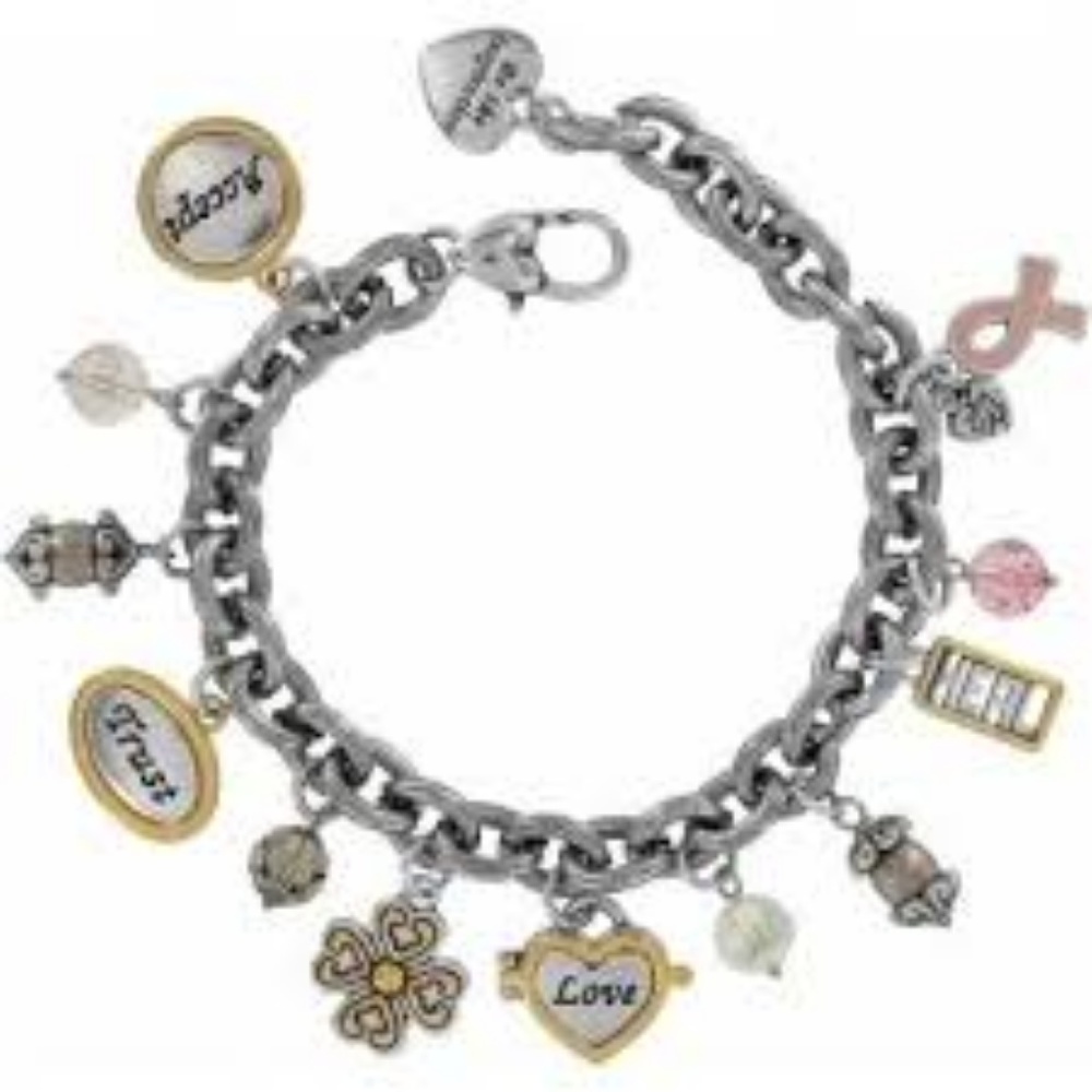 Brighton Power Of Pink 2006 Charm Bracelet - Picture 1 of 2